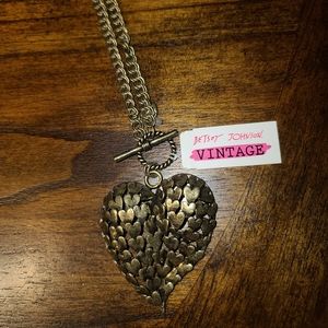 Betsey Johnson Vintage Gold Necklace